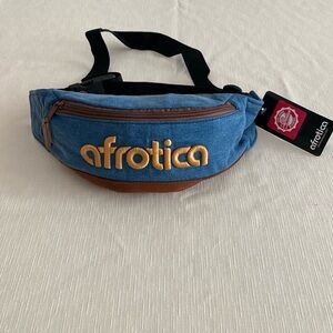 Afrotica Denim Waist Bag